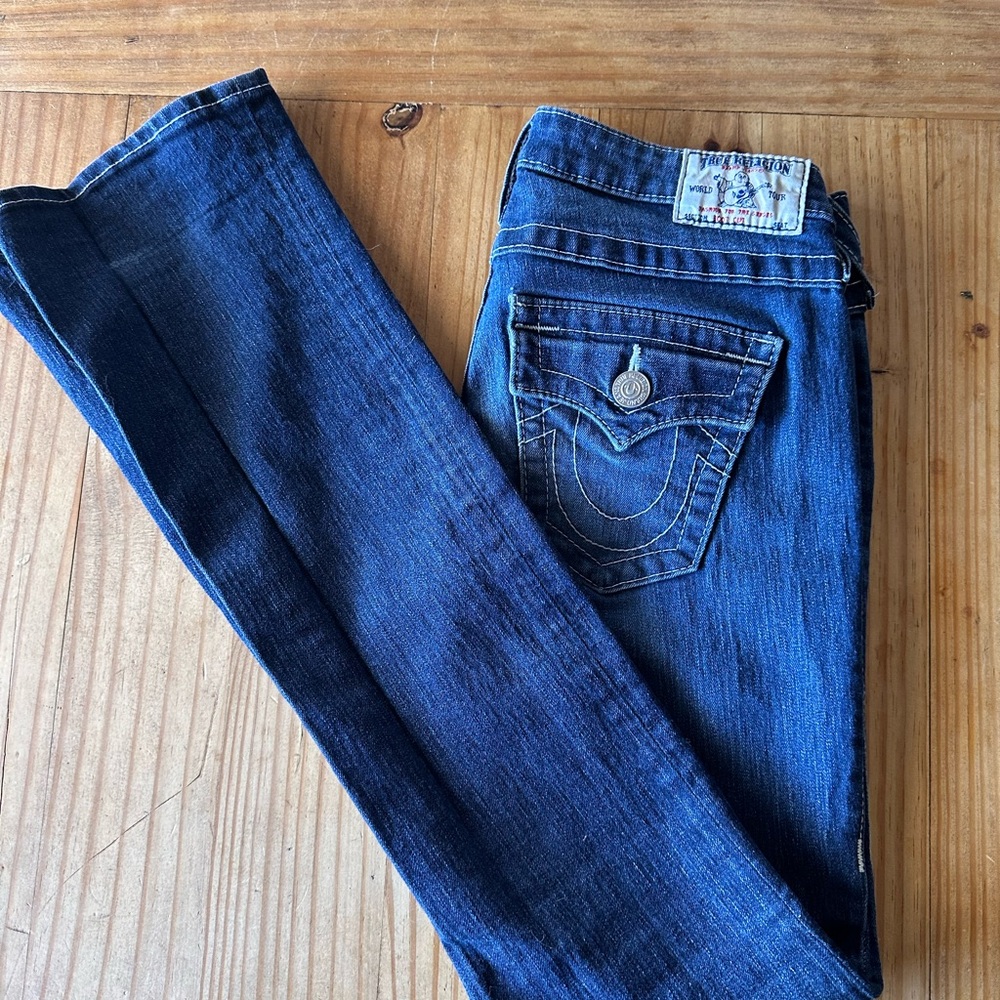 True Religion Blue Boot Cut Jeans Premium Style